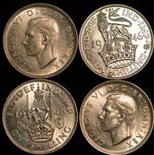 Shilling 1937  -  1946 George