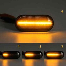 Dynamic LED Side repeater Indicator lights Smoked for VW Transporter T5 2003-15