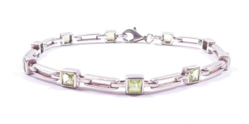 Tennis bracelet green - bracelet,