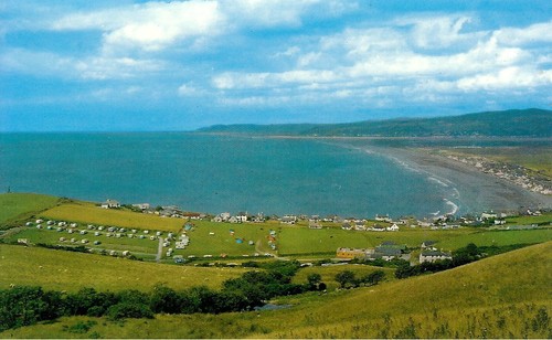 Borth coastline and - coastline,