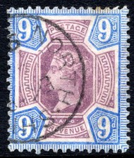 1887 Jubilee Issue SG 209 9d