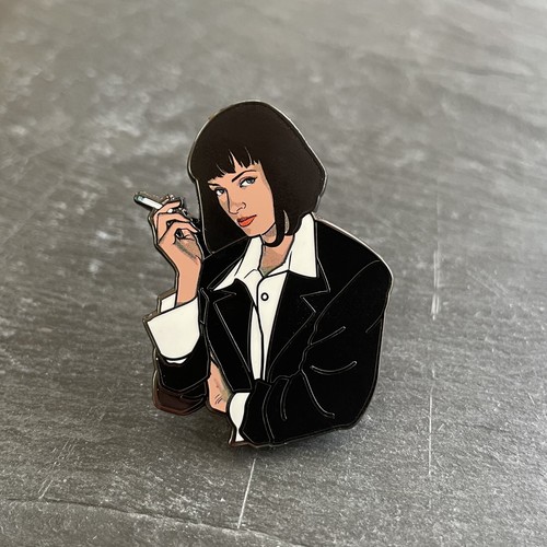Mia wallace hard enamel pin - mia,