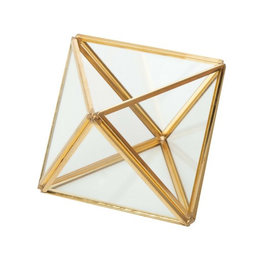 Kusso glass and gold metal - glass,