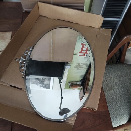 Antique art deco - deco, oval