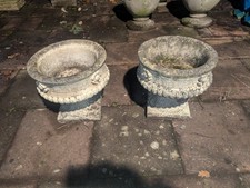 Pair of Vintage Heavy Stone