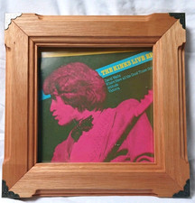 Wooden Picture Frame Handmade to fit 7" Single Record - (Red Grandis)