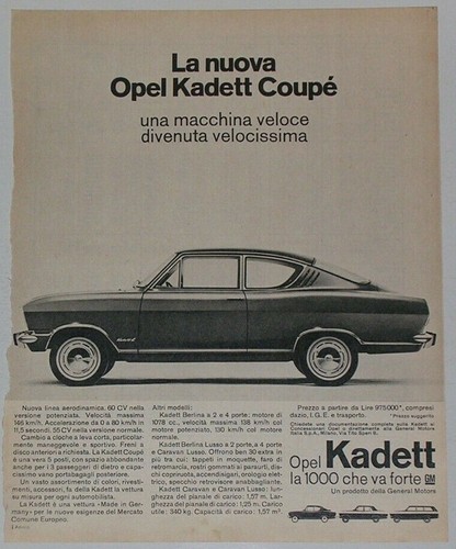 1965 opel kadett coupe - 1965,