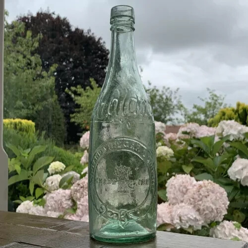 Vintage glass midland - glass, vinegar