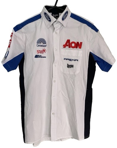 Ford racing white short sleeve - white,