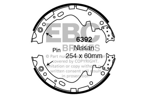 Ebc 6392 brake - brake, shoe