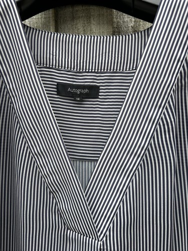Autograph s navy - m, navy/white