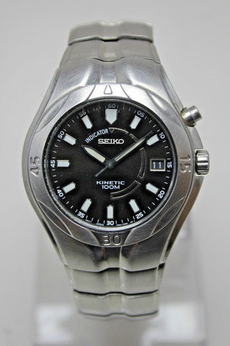 Seiko indicator kinetic 100m - seiko,