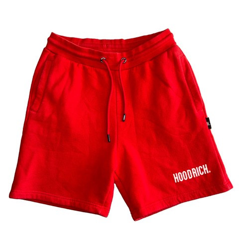 Hoodrich red sweat short - hoodrich,