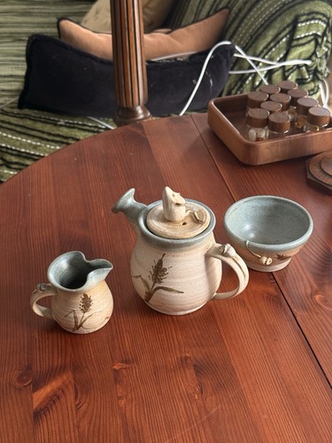 Vintage ceramic teapot milk - ceramic,