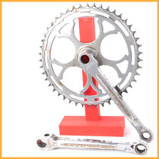 Vintage wooden crankset steel - vintage,