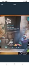 Tommee Tippee Quick Cook Baby Food Steamer and Blender Black Baby Food Maker UK