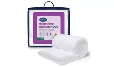 Silentnight King Bed Mattress Topper Non-allergic 2.5cm Deep Sleep Ultimate 1000