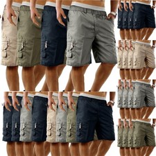 4 Pack Mens Cargo Shorts