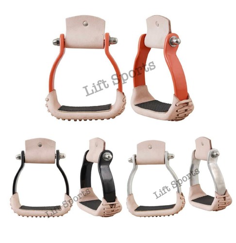 Western horse saddle stirrups - western,