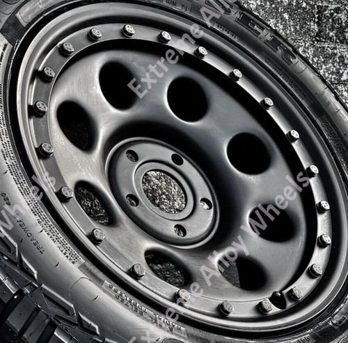 Black steel wheels - black, fits