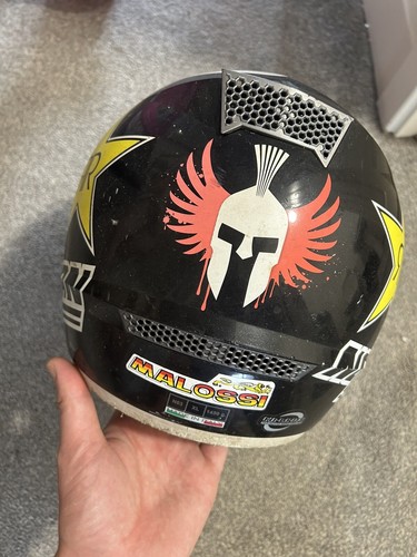 Rockstar motorcycle helmet - motorcycle,