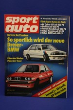 Sports Car 9/82 BMW Alpina B6