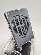 GENUINE Zippo Lighter HARLEY DAVIDSON 1903 Linen Weave NEW IN BOX FAST POST