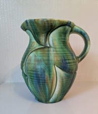 Stunning Vintage Crown Devon Art Deco Harlem Jug 1930's - 8" High - Semi Matt