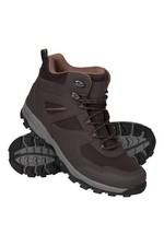 Mountain Warehouse McLeod Men's Hiking Boots Durable Breathable Walking Shoes