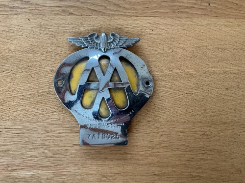 Vintage members car badge - vintage,