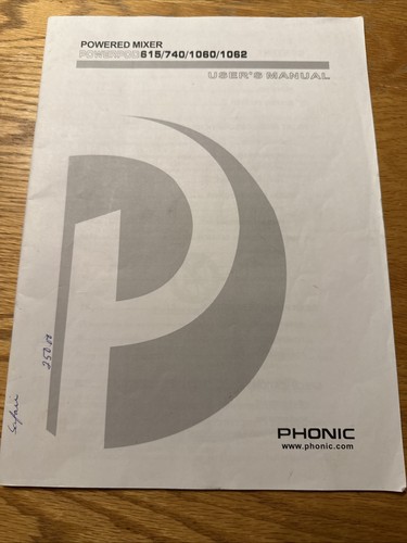 Phonic power - phonic,