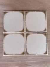 30  1970s 4-1/4” Retro Ceramic Wall Tiles Brown Pilkington