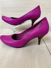 FIRETRAP Magenta leather upper