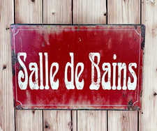 Decorative metal sign French