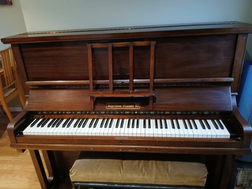 Upright piano full working - piano,