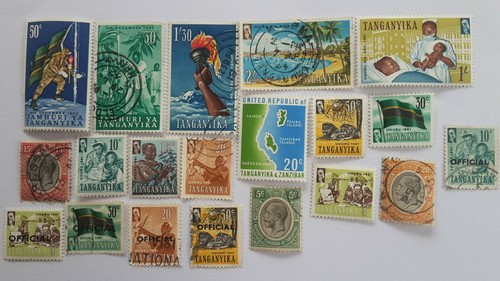 Different tanganyika stamp - 20,