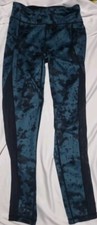 Sweaty Betty Reversible Green/Black Full Length Leggings - UK XS