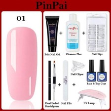 Poly nail gel set - gel, 9pcs