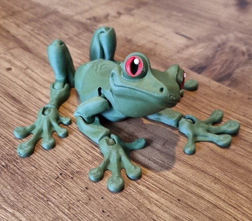 Flexible printed tree - flexible, frog