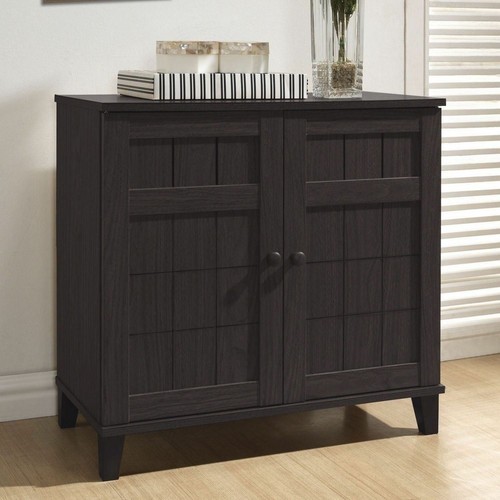 Brown finish floor cabinet - floor,