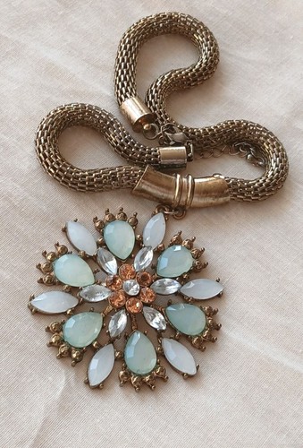 Vintage crystal flower large - vintage,
