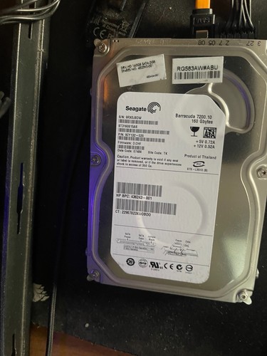 160gb seagate sata harddrive - seagate,