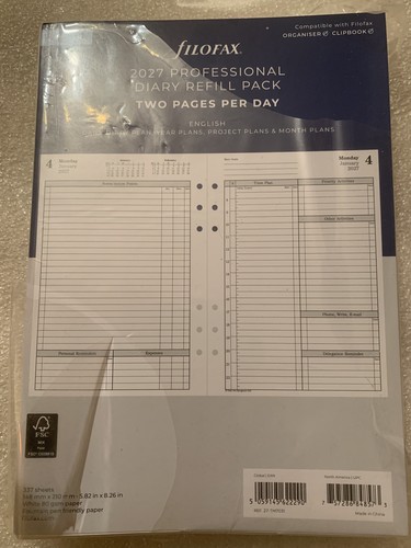 Filofax 2027 professional - filofax,