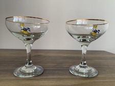 Vintage Babycham Glasses Pair