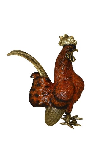 Rooster cockerel bronze - rooster,