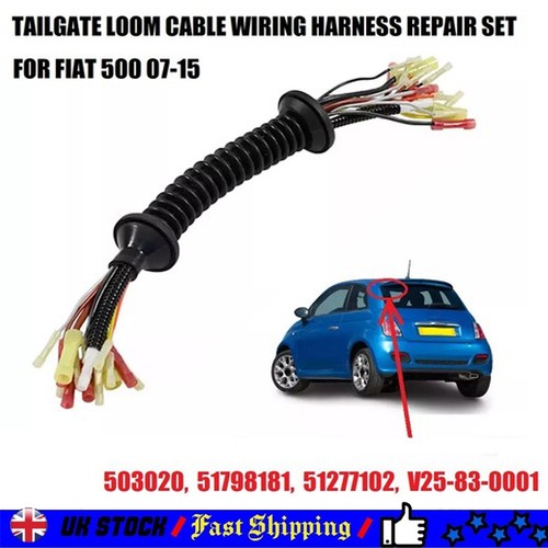 Tailgate wiring loom repair - loom,
