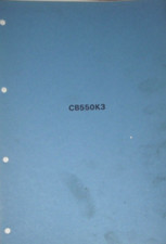 HONDA CB550K3 MANUAL  (PICTURE OF CONTENTS )