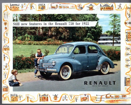 Renault 750 4cv - 750, 1954-1955