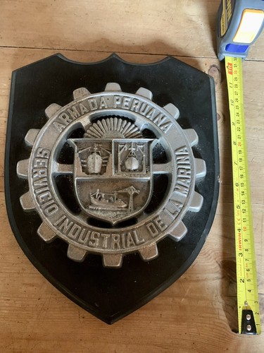 Vintage ship builder plate - vintage, builder's