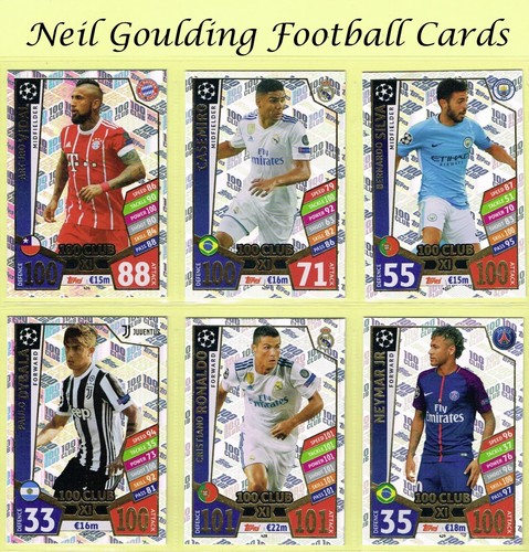 Topps match attax - attax, 2017-18